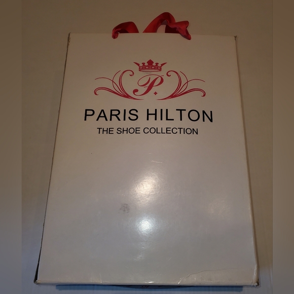 Paris Hilton Candace Brown Heeled Boots with Buckle and Faux Fur Detail Sz 10M - Picture 2 of 16